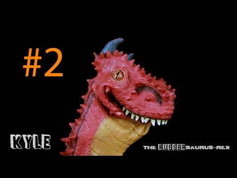 ASMR | Kyle, The RUBBERSAURUS REX | #2 | Rubbery, Plastic, Crinkle Sounds