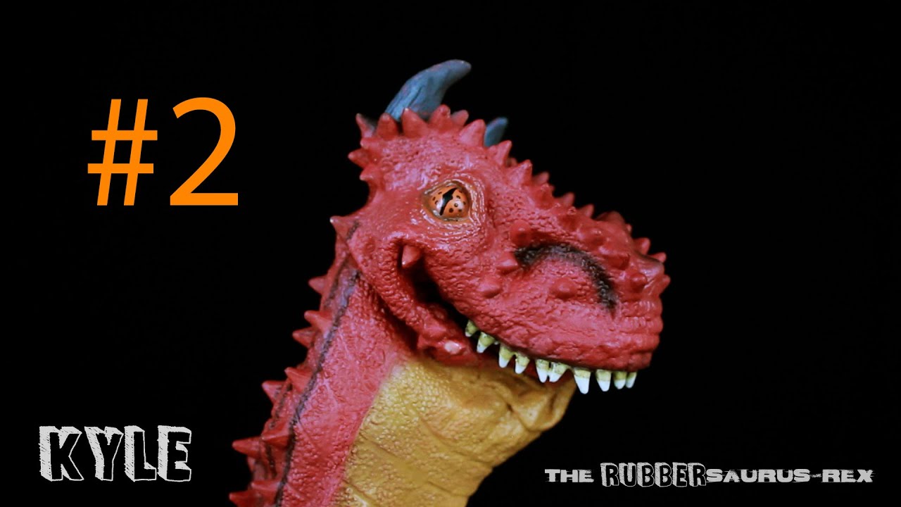 ASMR | Kyle, The RUBBERSAURUS REX | #2 | Rubbery, Plastic, Crinkle Sounds