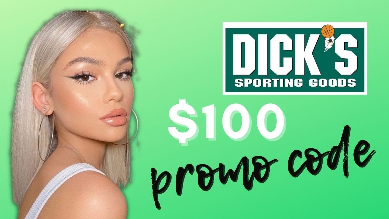 DICK’S Coupon Code 2022 Save 100 Promo Code Working YouTube