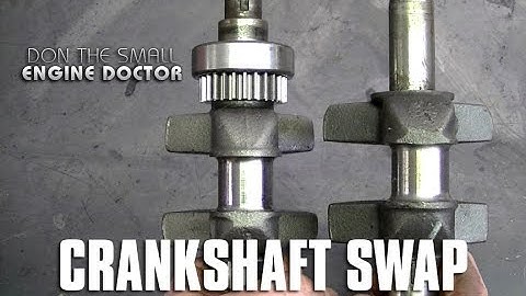 HOW-TO - Small Engine Crankshaft Swap