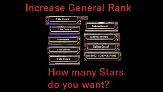 Generals Zero Hour Modding Tutorial - Increase General's Rank and Science, & Points too!