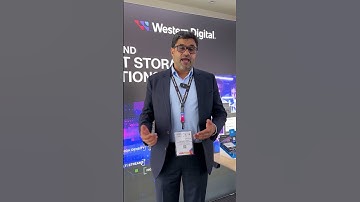 Western Digital Unveils Next-Gen Storage Solutions at GITEX 2023! #shorts