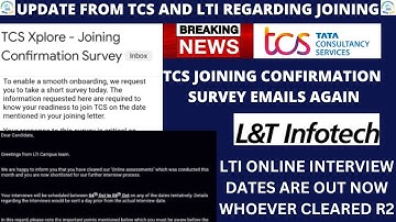 BIG UPDATE FROM TCS | TCS AGAIN SENT RESCHEDULE JOINING EMAILS TO 17 OCTOBER JOINNERS | WATCH NOW