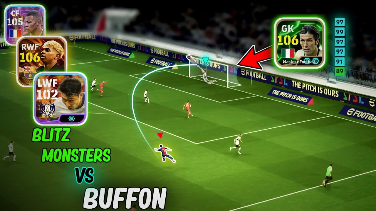 What happenes when buffon meets Blitz monsters...? 😈