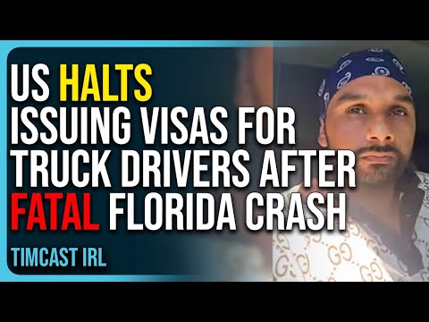 US Halts Issuing Visas For Truck Drivers After Fatal Florida Crash