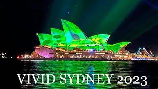 Impressive light, firework & drone show at Sydney Opera House | Vivid Sydney 2023 “Naturally”