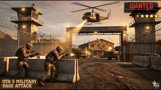 GTA 5| Fort zancodu Military base Hesit|Hardcore level|New Game Stream|military base attack