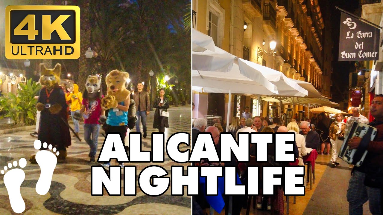 Alicante Spain Nightlife Walking Tour City Centre YouTube Alicante Spain Nightlife Walking Tour City Centre YouTube