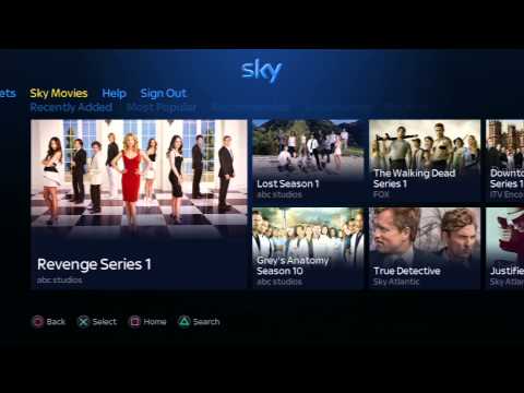 Video: Sky Movies E Sky Sports Su PS3 Con L'app Now TV