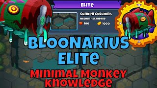 Bloonarius Elite Tutorial || Minimal Monkey Knowledge || Sunken Columns - BTD6