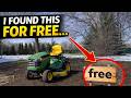 I Got A John Deer Lawnmower For FREE off Facebook Marketplace!!!