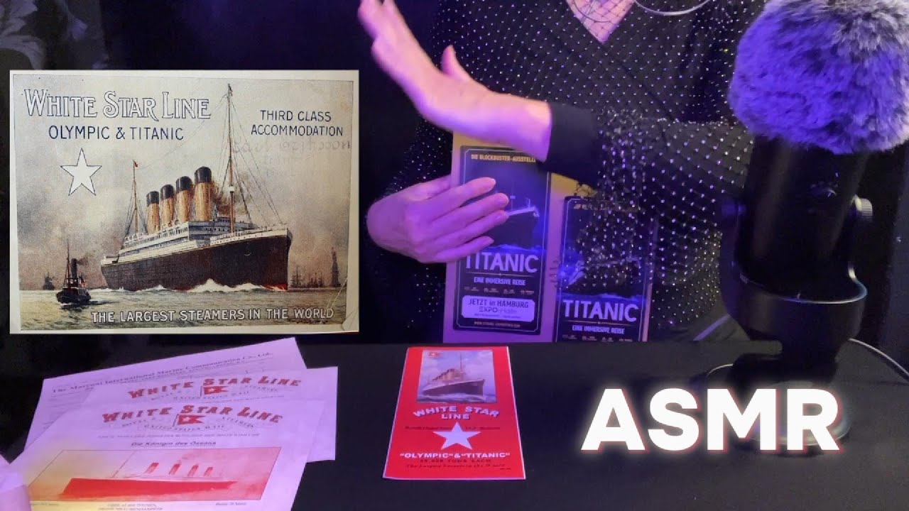ASMR  🚢 🤩 Ein Tag auf der Titanic von Southampton nach Queenstown | Soft Spoken | German