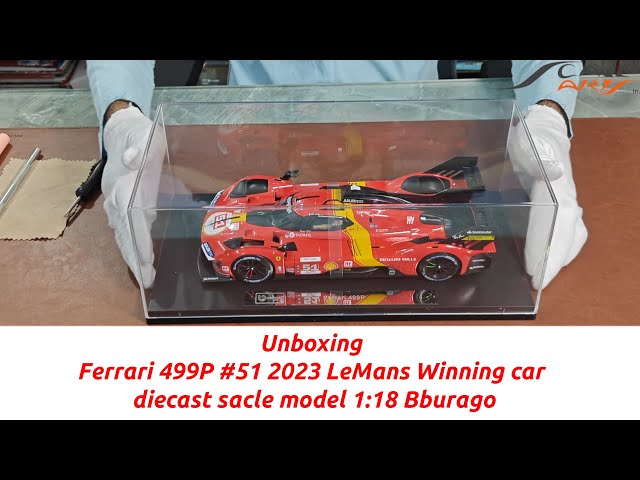 2023 Ferrari 499P #51 Le Mans Winner | Bburago 1:18 Deluxe
