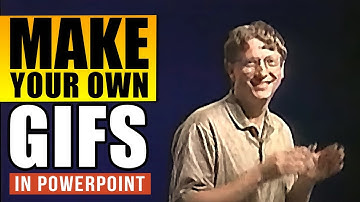 Make Animated GIFs in PowerPoint!