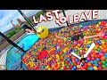 Last to Leave the Trampoline Backyard Pool Challenge!