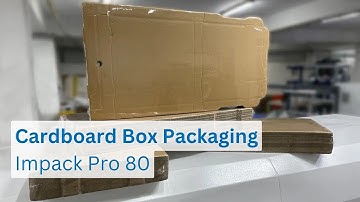 Cardboard Box Packaging | IMPACK PRO 80 Shrink Wrapping Machine