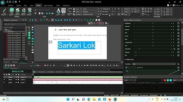 vsdc video editor tutorial in hindi : vsdc me video edit kaise kare