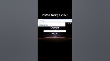 create new nextjs project 2025 #nextjs #webdevelopment #reactjs