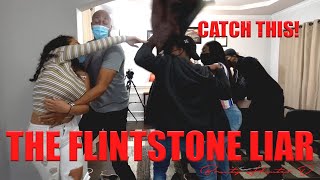 CHEATER LIE DETECTOR TEST - ROCK HEAD FLINTSTONE PLAYS TWO WILMAS'