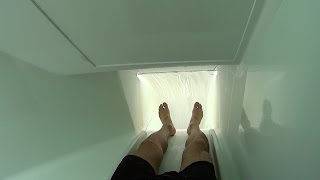 Dangerous Fly Water Slide At Aquapark Wrocław