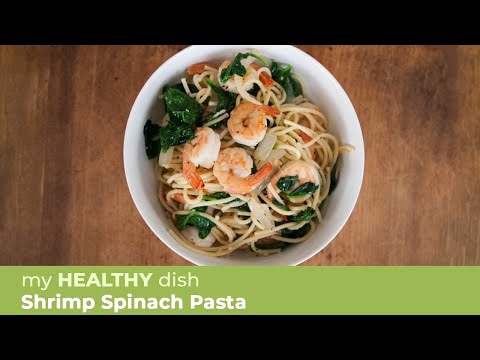 Shrimp Spinach Pasta