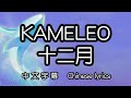 [cc] カメレオ(KAMELEO) – 12月 中文字幕/中国語歌詞/Chinese lyrics