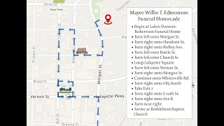 @vantruedashcam N2 Pro Dash Cam: Mayor Willie T. Edmondson Funeral Motorcade #FAPWFTSM pi.