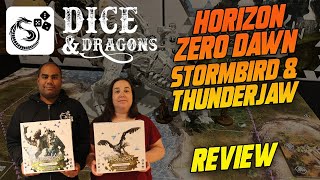 Dice and Dragons Horizon Zero Dawn The Board Game Stormbird and Thunderjaw Review