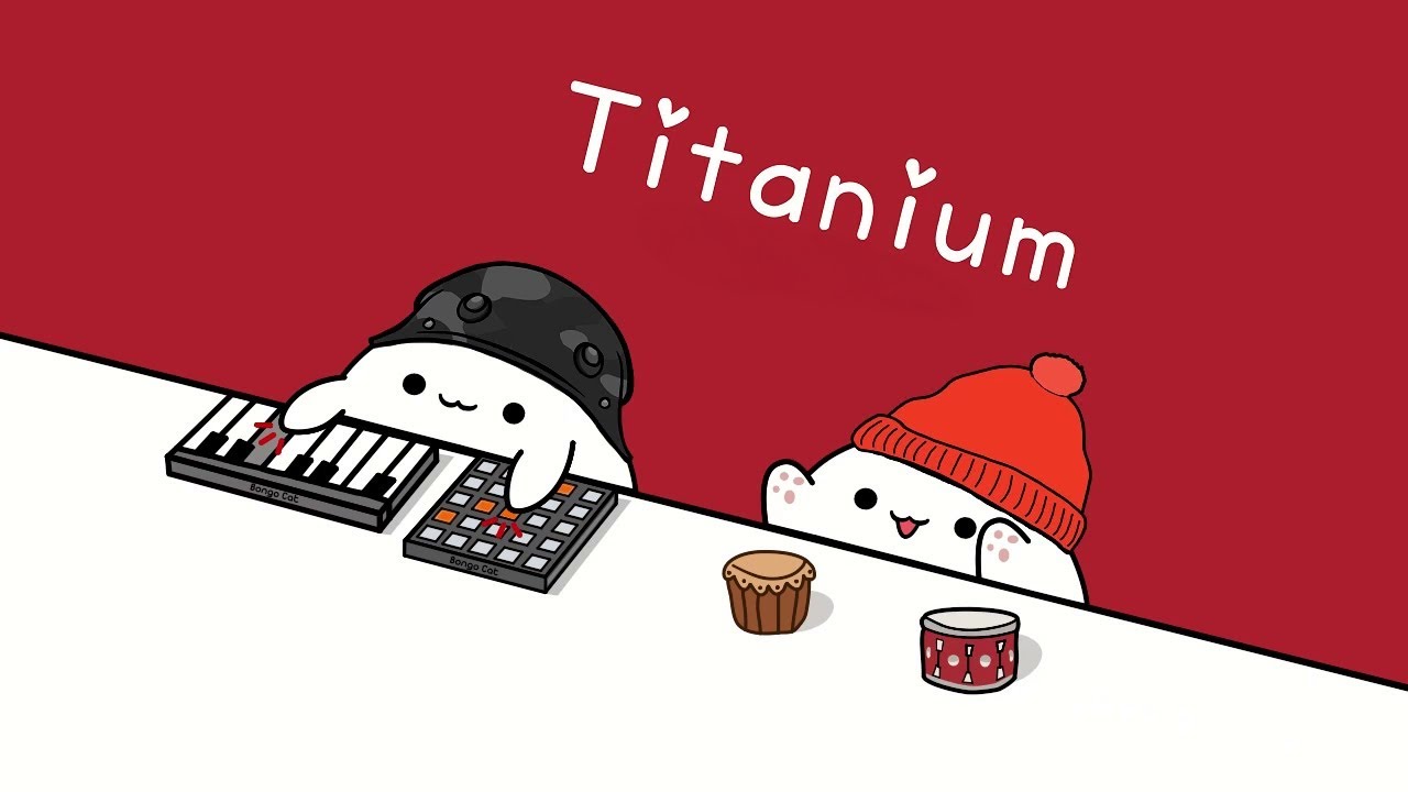 Bongo Cat – Titanium (Cover Version) 🎧