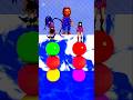 💥 Impossible Color Ball Jump Challenge! 🤯 #shorts #3danimation #funnyanimals #viralshorts #