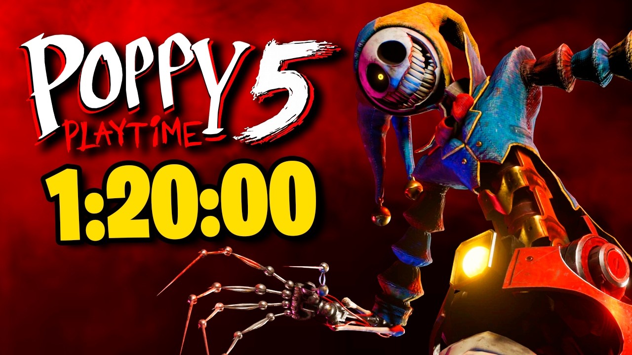 POPPY PLAYTIME Chapter 5 pero intento pasarlo LO MAS RAPIDO POSIBLE