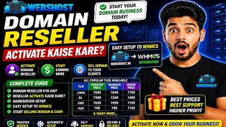 Webshost Domain Reseller Setup 🔥 | WHMCS Integration + Earn Money Online 💰