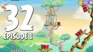 Angry Birds Stella Level 32 Walkthrough | Branch Out | Episode 1