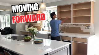 Building upper cabinets