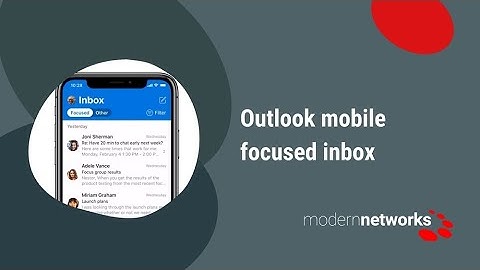 Outlook mobile app focused inbox