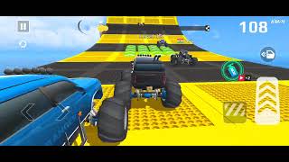 Ramp Monster Car Stunts Racing 3D Gameplay Video Android || Car Racing Game Simulator Games #TGL 🔥 screenshot 1