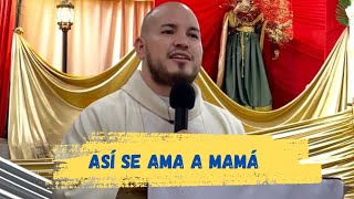 Una alegría sin límite, como el de una madre.