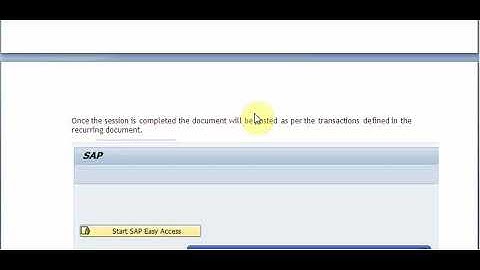 SAP FI Recurring Document display, process & delete, next video accrual entries.
