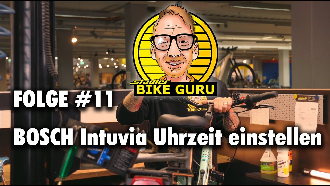 Der Zweirad Stadler Bike-Guru - Episode #11  BOSCH INTUVIA Uhrzeit  einstellen