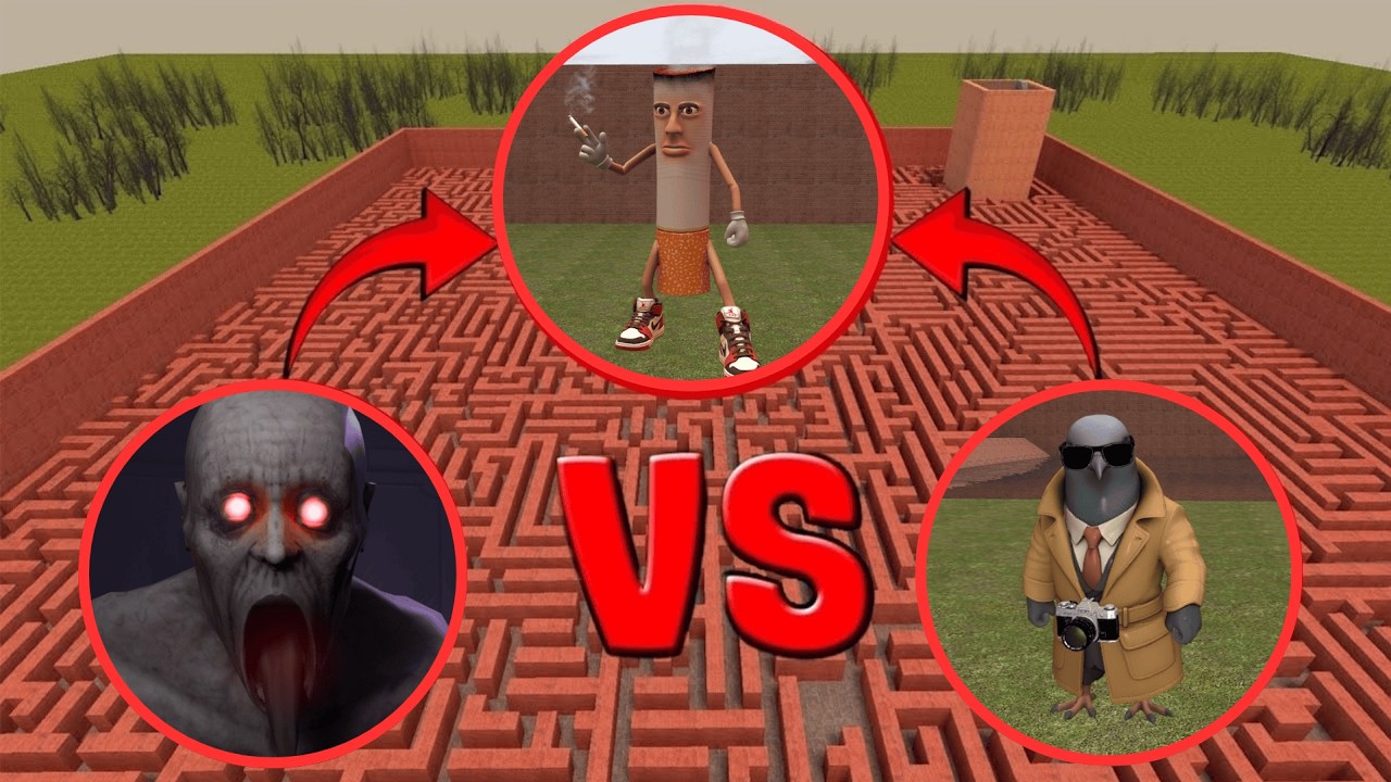 DUD UDUD GENDUD vs SCP-096 vs SPIONIRO GOLUBIRO | Garry’s Mod Epic Battle #garrysmod