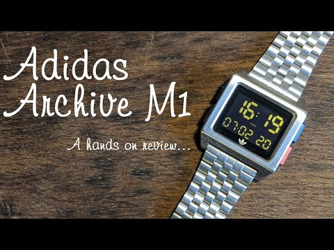 Adidas Archive M1 digital watch - hands on review