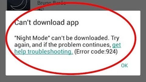 How to fix google play store error 924|can