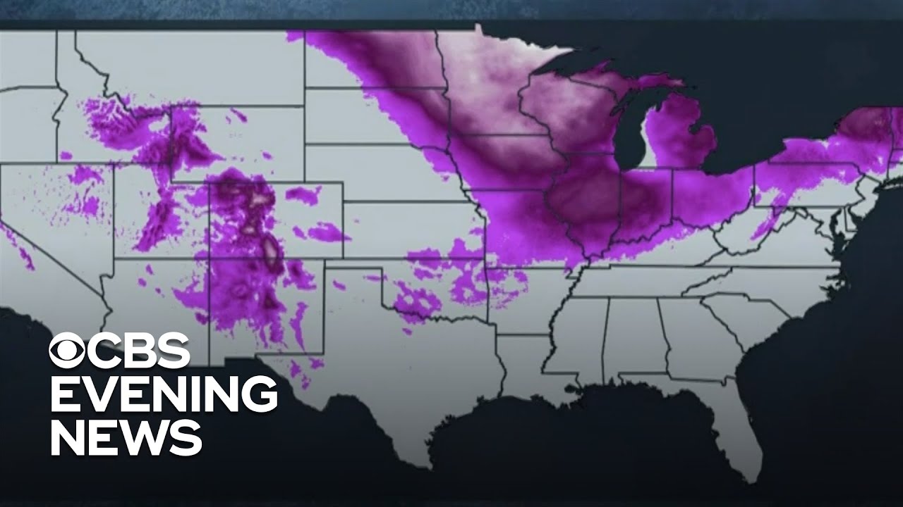 Monster storm to bring heavy snow and ice across U.S. - YouTube