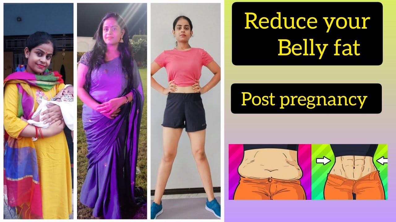 How to reduce belly fat after pregnancy at homeeasy beginners YouTube