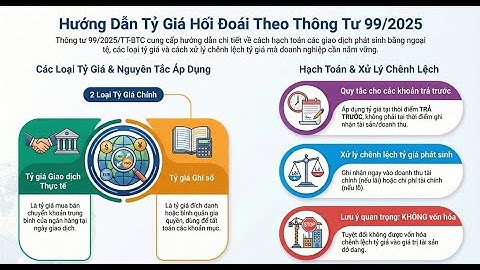 Nguyên tắc kế toán Chênh lệch tỷ giá hối đoái - Thông tư 99