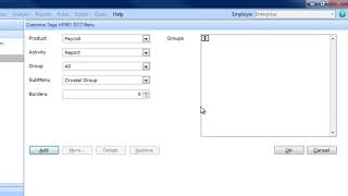 Hanging Crystal Reports Inside Sage HRMS Payroll