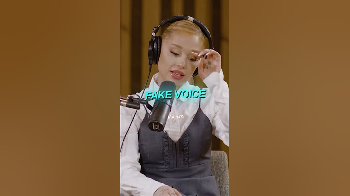 Ariana Grande EXPOSED for using a FAKE voice 😳