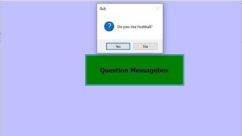 Programming in Visual Basic.NET: using If with Question messagebox and default button in VB. net