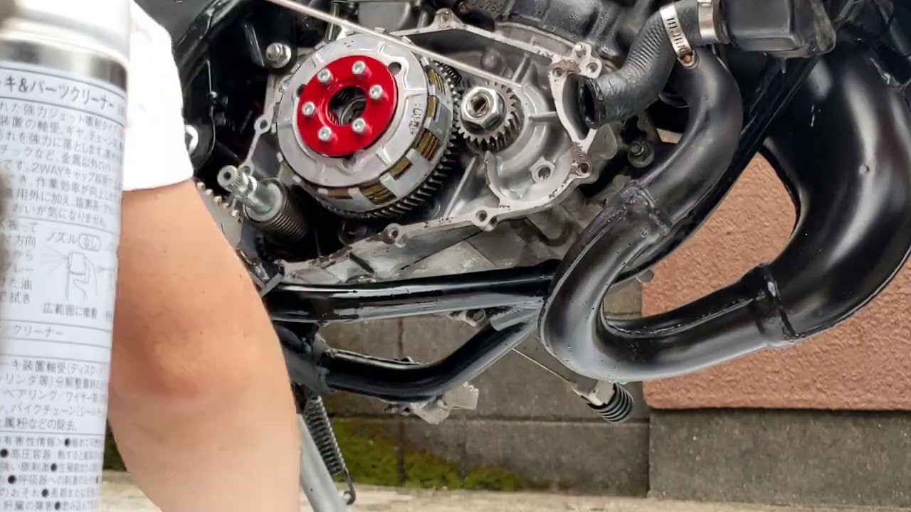 Kawasaki KSR-Ⅱ バイク クラッチ交換 - YouTube