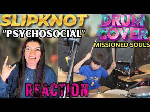 Crazy Talented! Ice (Missioned Souls) Slipknot "Psychosocial" Drum Cover
